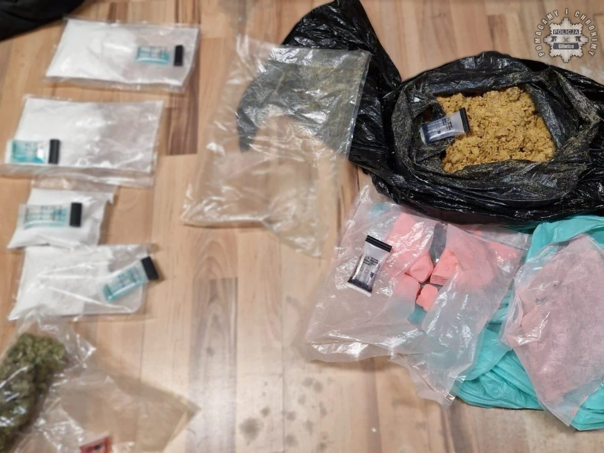 Gliwiccy policjanci zabezpieczyli ponad 23 kilogramy narkotyków
