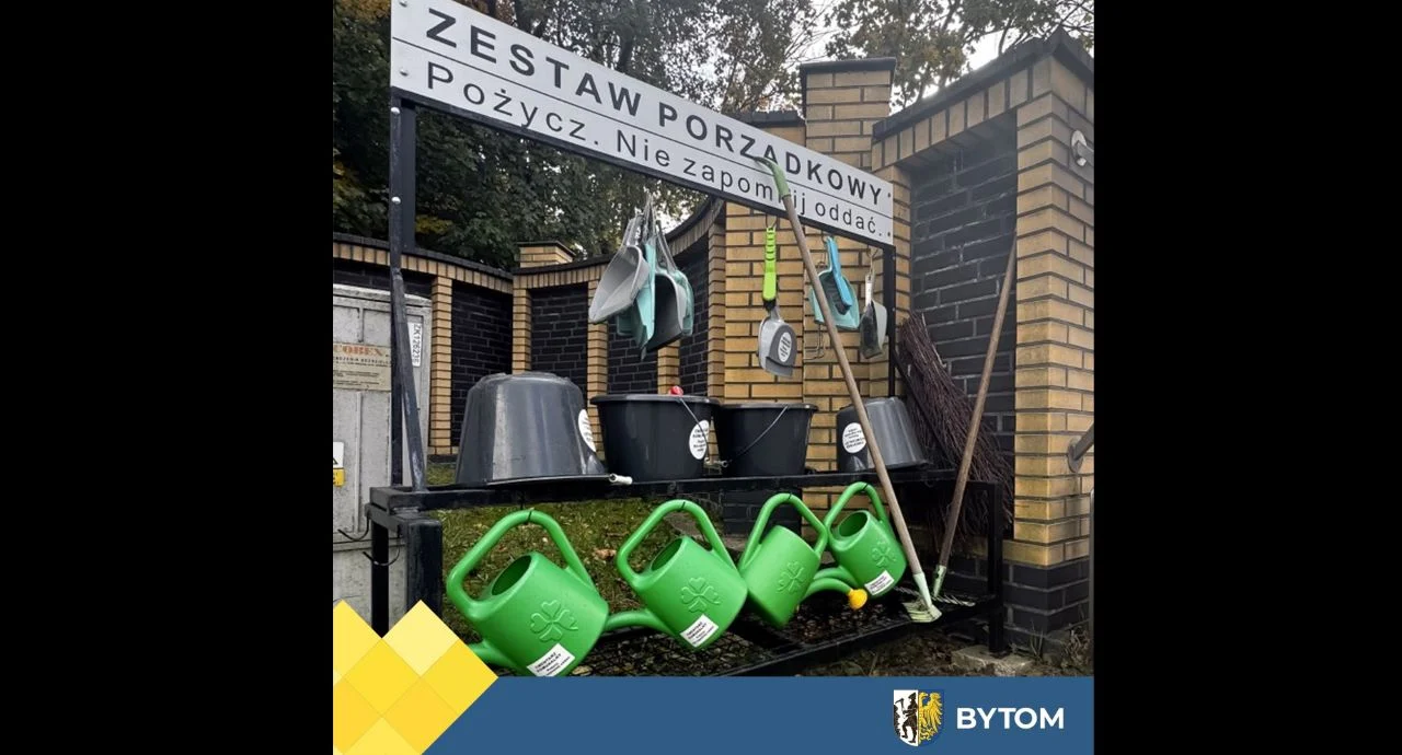 Zestawy do sprzątania nagrobków na cmentarzu w Bytomiu - wypożyczalnia już działa