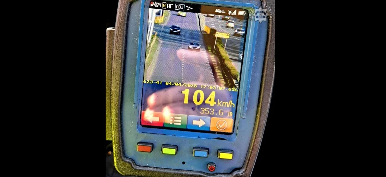 104 km/h w obszarze zabudowanym - 22-latek stracił prawo jazdy