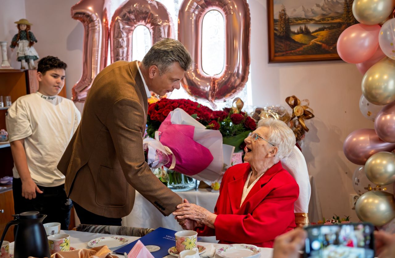 Pani Ruta Kowalczuk z Bytomia obchodziła setne urodziny