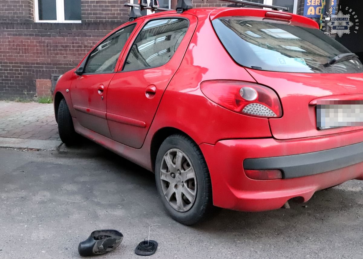 Bytomianin niszczył lusterka i karoserie samochodów. Grozi mu 5 lat więzienia