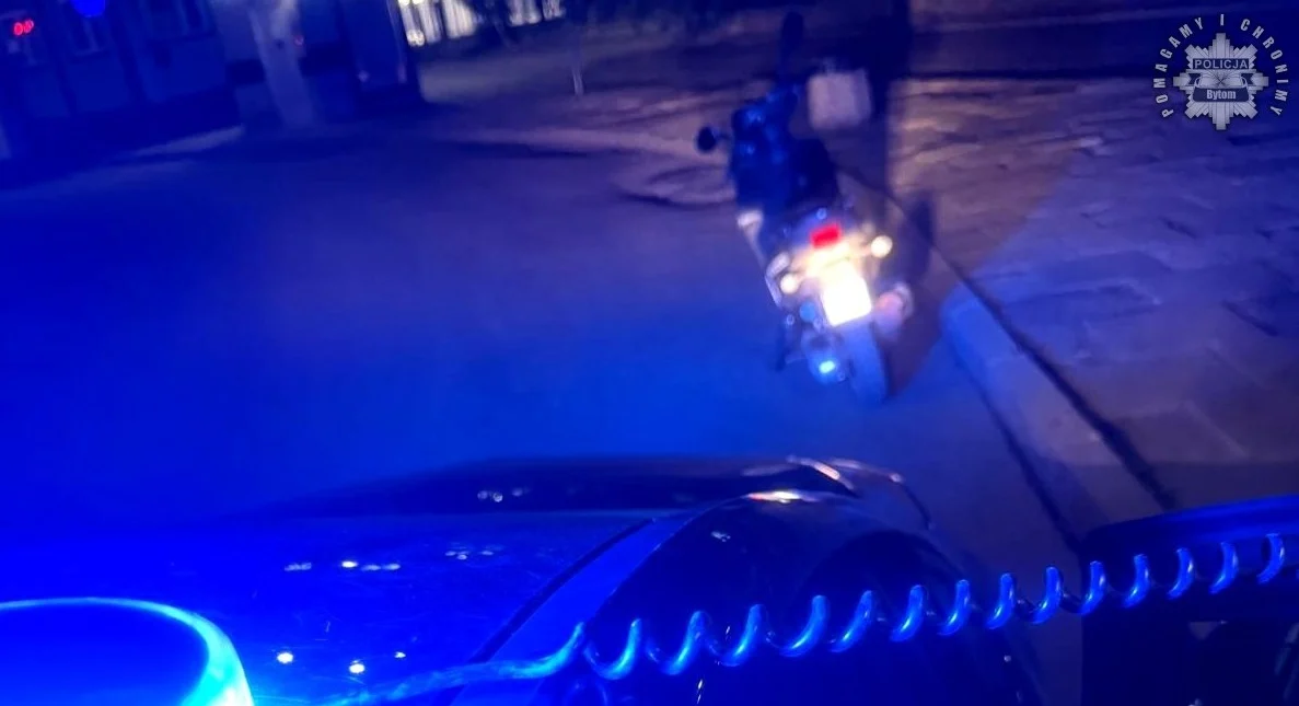 18-latek wjechał motorowerem pod zakaz wjazdu, był nietrzeźwy i bez uprawnień