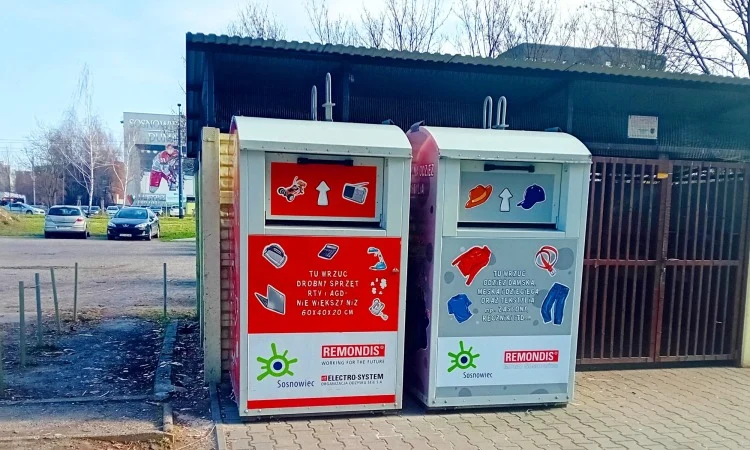W Sosnowcu pojawi się 19 nowych pojemników na odzież i tekstylia