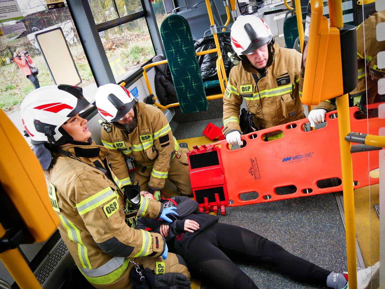 Ćwiczenia służb w Łaziskach Górnych 9
