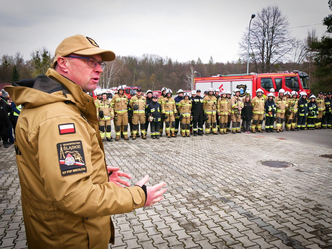 Ćwiczenia służb w Łaziskach Górnych 11