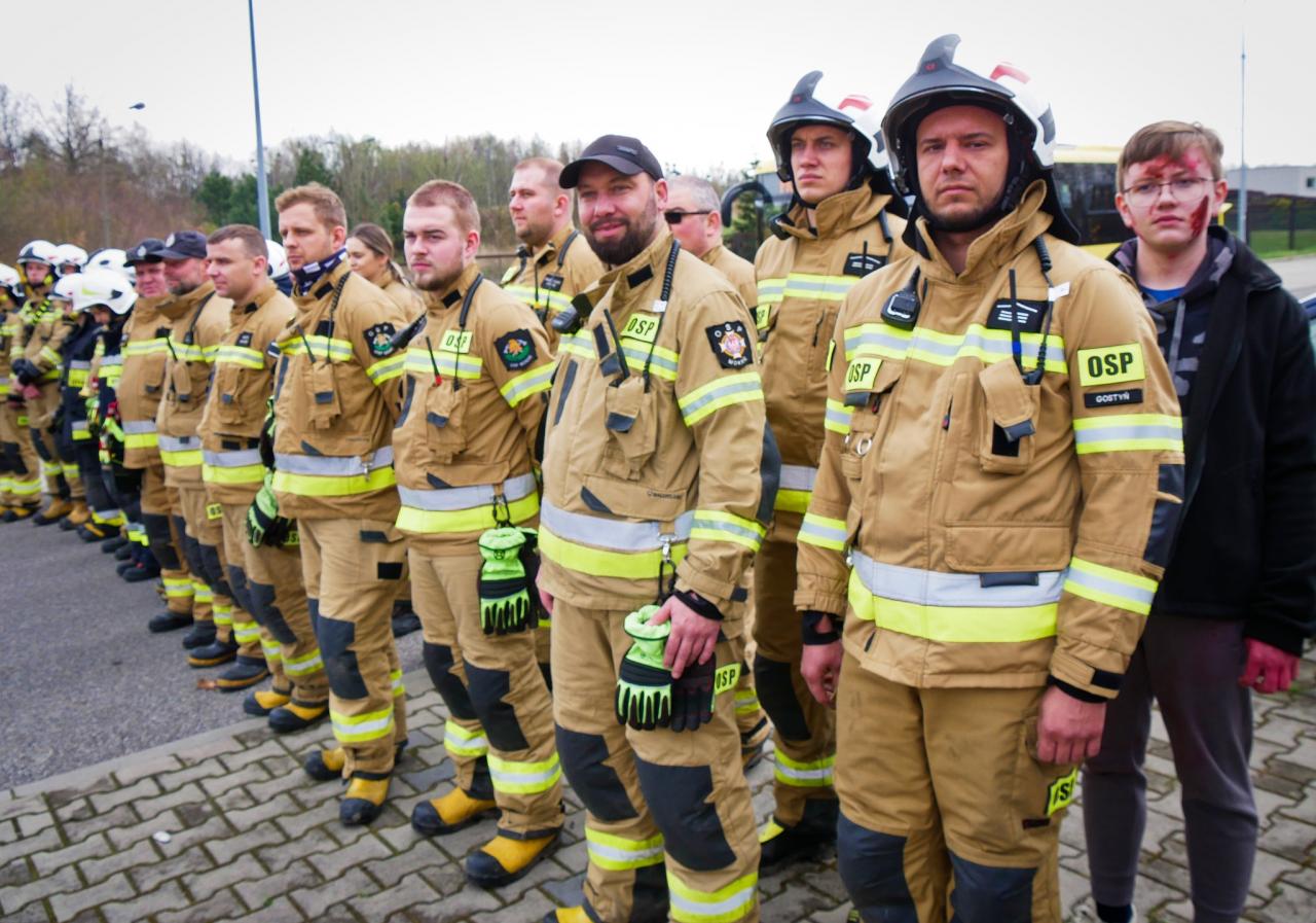 Ćwiczenia służb w Łaziskach Górnych 12