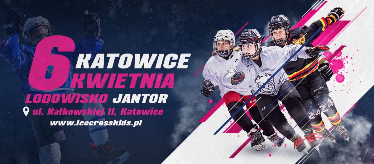 Pierwsza edycja Ice Cross Kids już w Katowicach. Emocje, prędkość i adrenalina na lodzie!