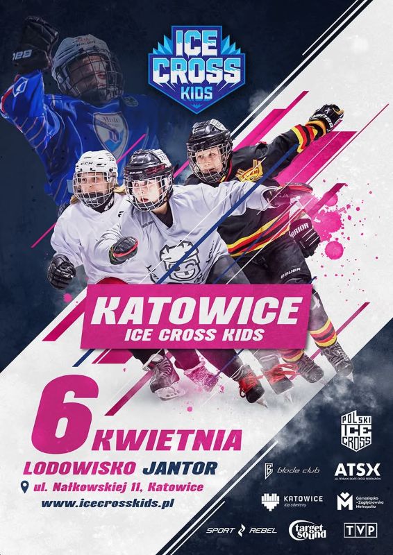 Pierwsza edycja Ice Cross Kids już w Katowicach. Emocje, prędkość i adrenalina na lodzie!