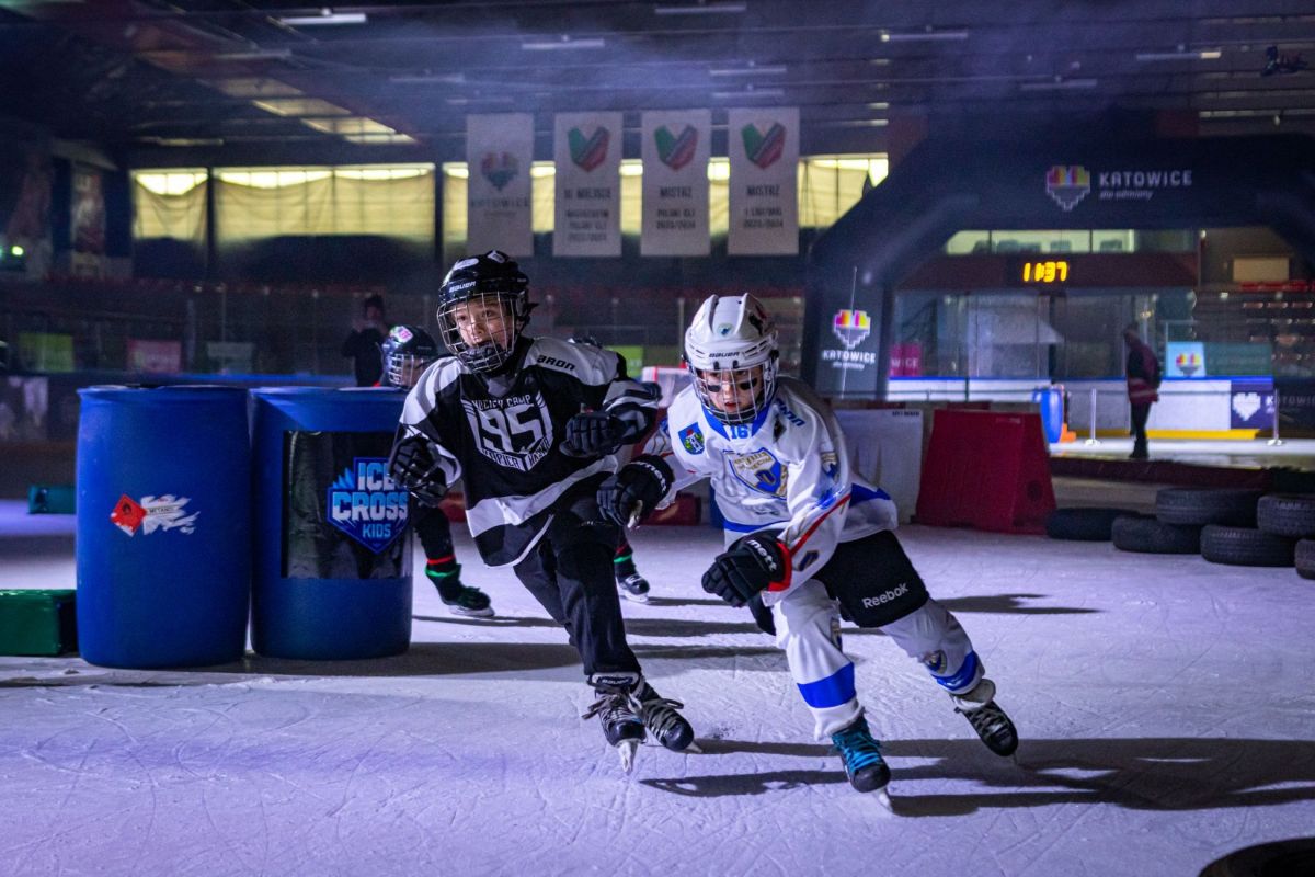 Pierwsze zawody Ice Cross w Katowicach. Dzieciaki zachwyciły publiczność!
