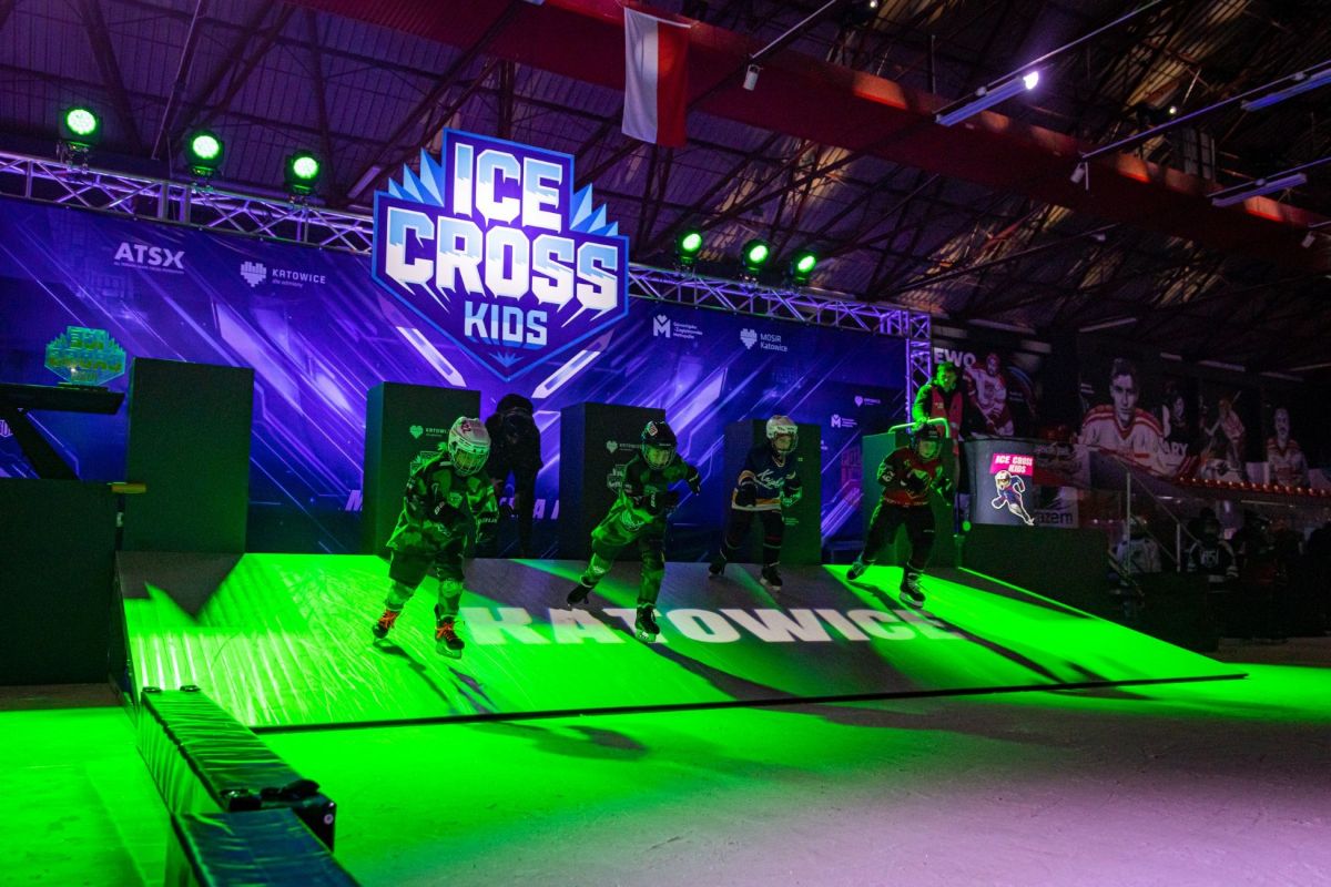 Pierwsze zawody Ice Cross w Katowicach. Dzieciaki zachwyciły publiczność!