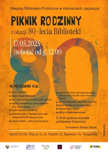 Niezwykły piknik urodzinowy biblioteki w Katowicach czeka na mieszkańców!