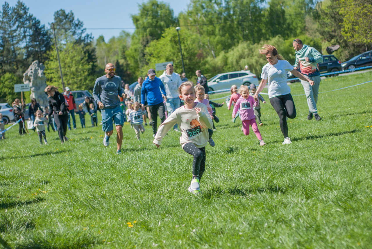 Bieg dla dzieci - Festiwal Biegowy im. W. Korfantego [FOTORELACJA]