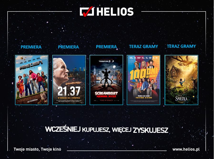 Kwietniowe nowości w kinach Helios