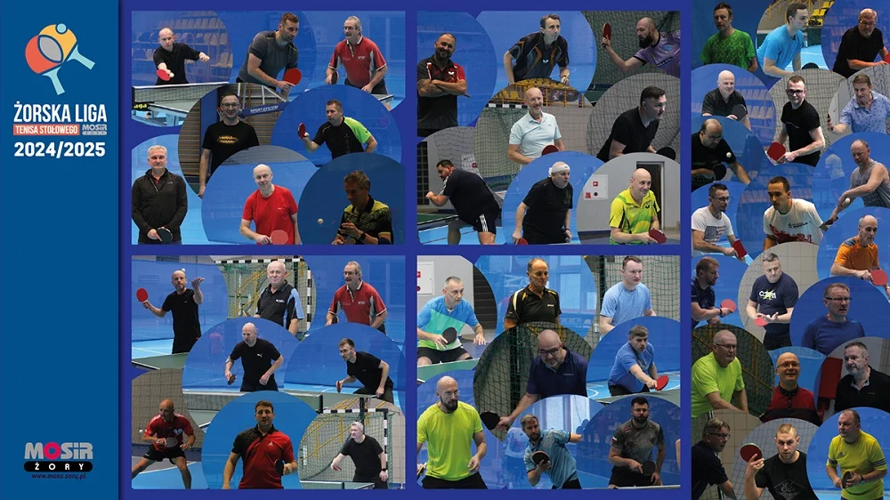 Zawodnicy zakończyli rywalizację w Żorskiej Lidze Tenisa Stołowego [FOTO]
