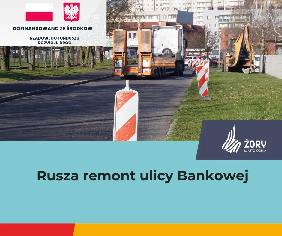 Rusza remont ulicy Bankowej w Żorach