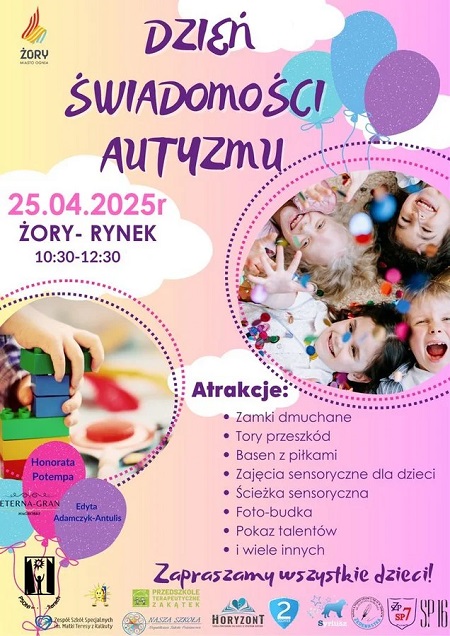 Razem dla świadomości! Dzień Świadomości Autyzmu już 25 kwietnia w Żorach