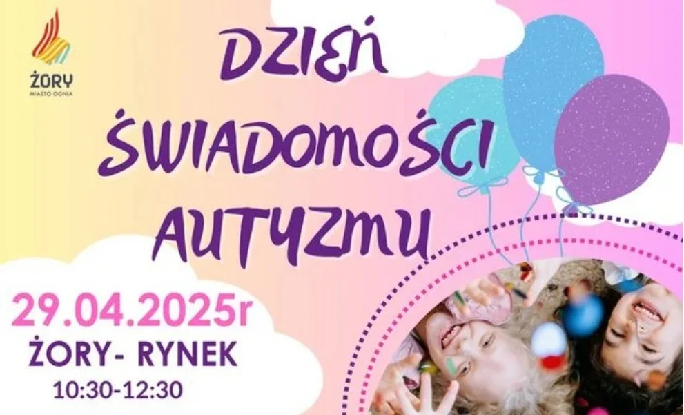 Kolory, empatia i integracja. Żory obchodzą Dzień Świadomości Autyzmu