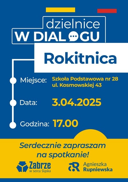 Zabrze w dialogu – dołącz do spotkania w Rokitnicy już 3 kwietnia!
