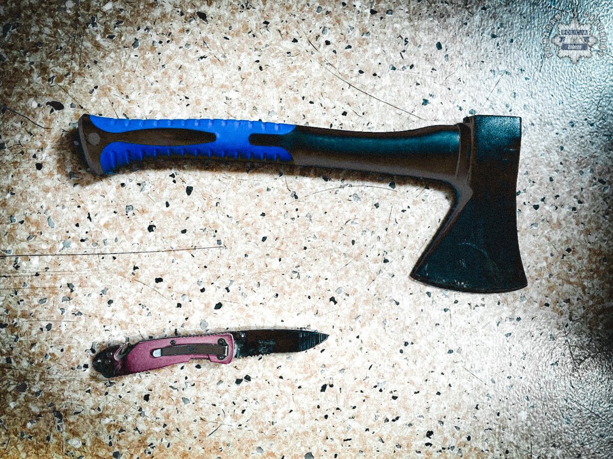 Zgroza w Zabrzu! 46-latek groził kuratorowi siekierą i nożem