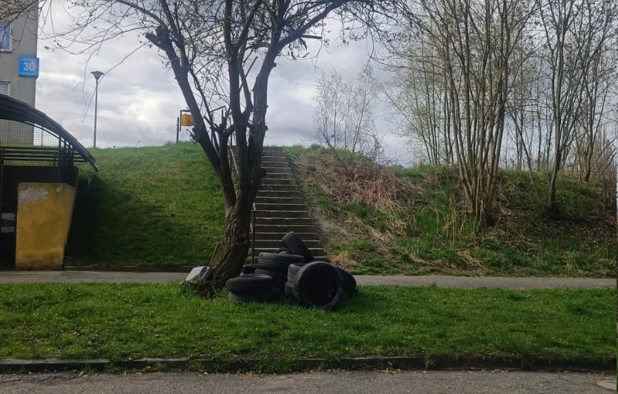 Dzikie wysypiska opon coraz większym problemem