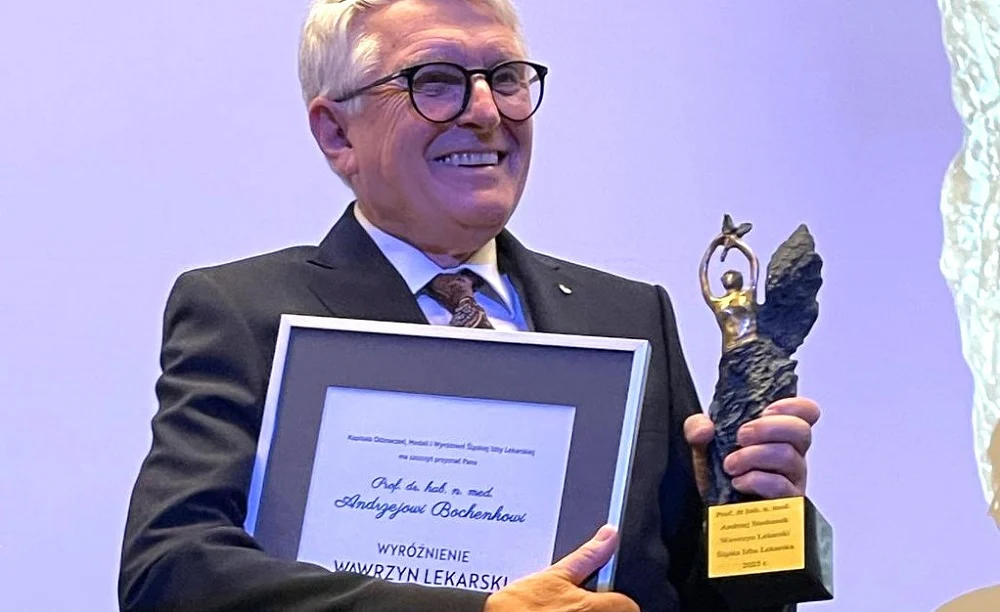 Ikona polskiej kardiochirurgii nagrodzona! Prof. Andrzej Bochenek z Wawrzynem Lekarskim