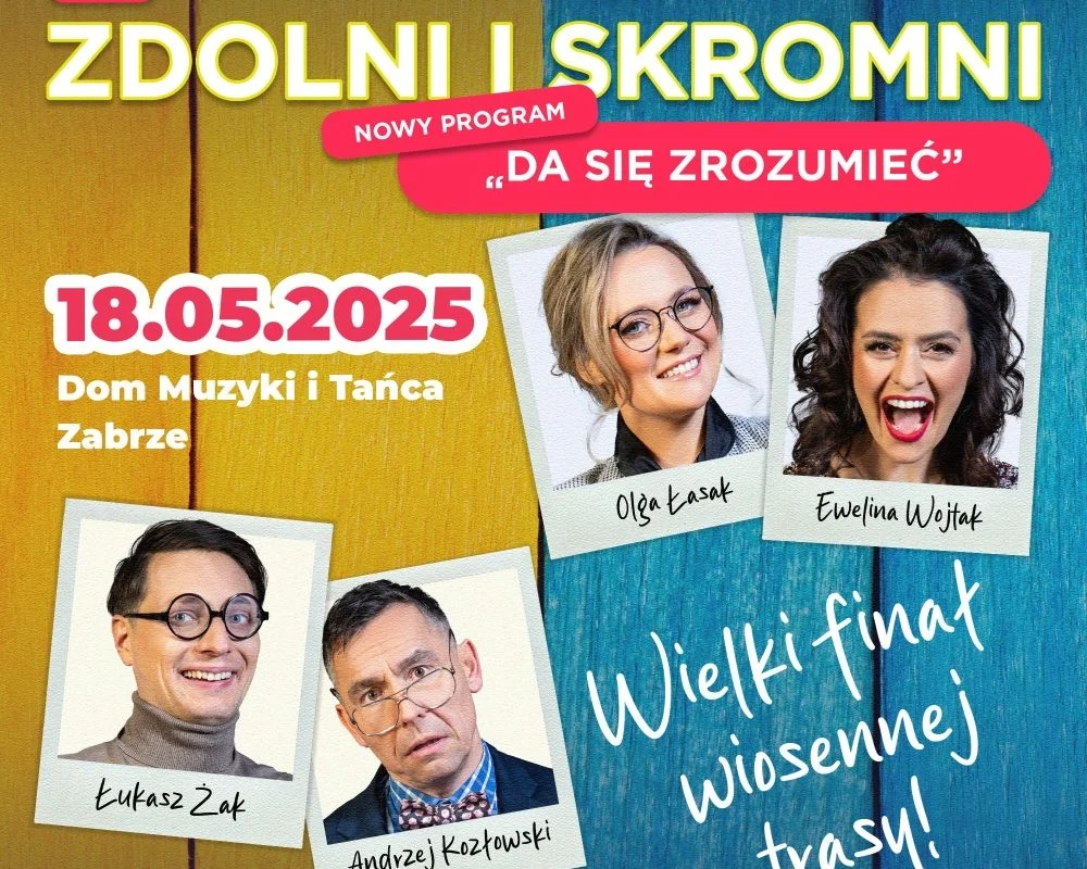 Śmiech, muzyka i emocje. Finałowa uczta kabaretowa w Domu Muzyki i Tańca