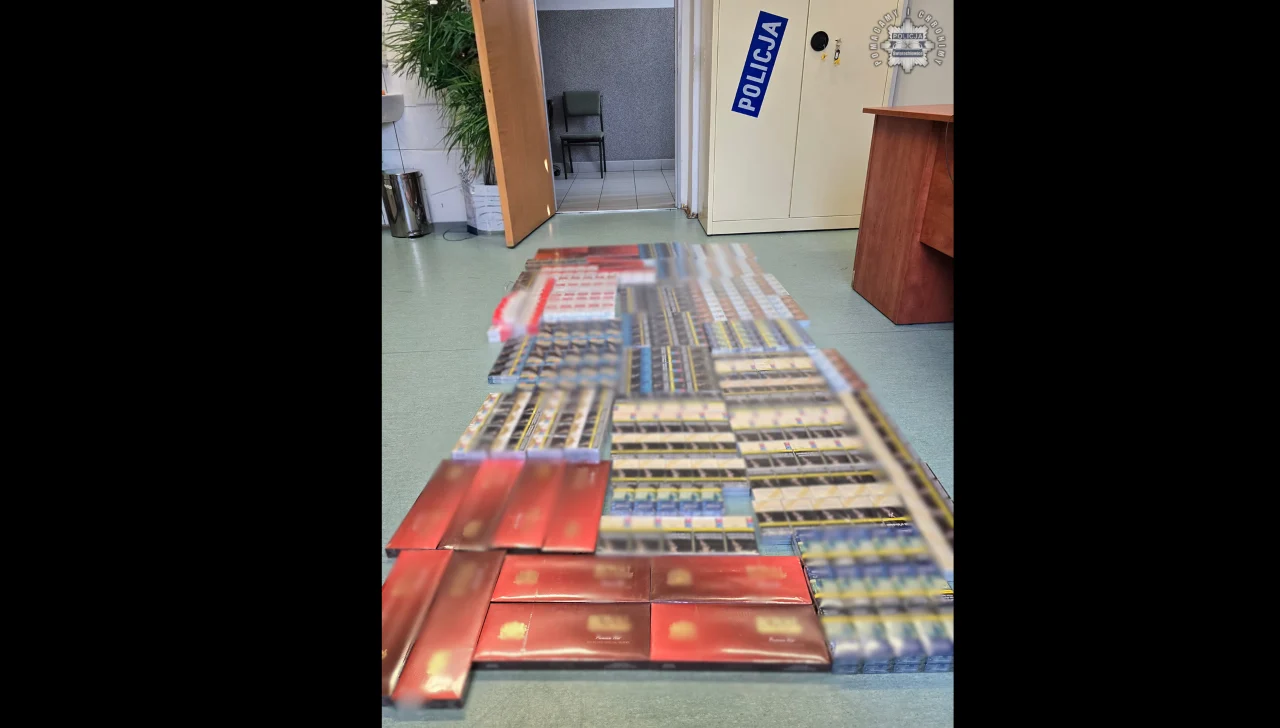 Świętochłowiccy policjanci przechwycili nielegalne papierosy