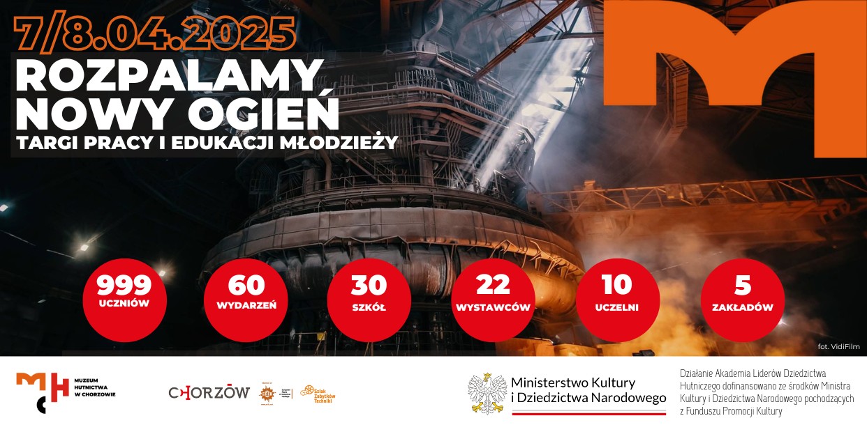 Za tydzień Muzeum Hutnictwa Rozpali Nowy Ogień - Targi Pracy i Edukacji Młodzieży 2025