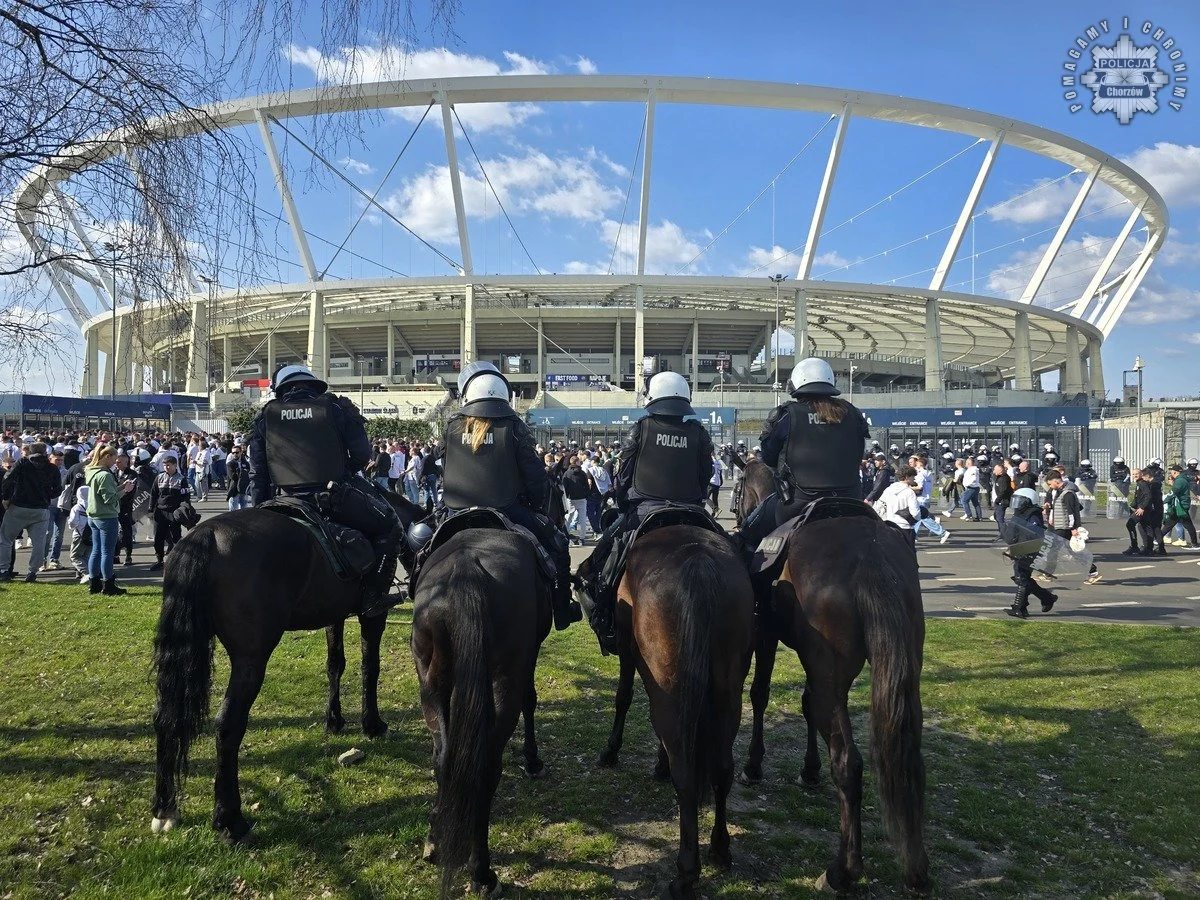 Policja podsumowała mecz Ruchu Chorzów i Legii Warszawa: doszło do kilku naruszeń