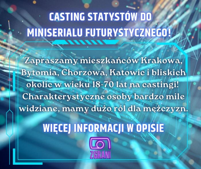 Casting statystów do miniserialu: sprawdź, kiedy w Chorzowie możesz wziąć udział