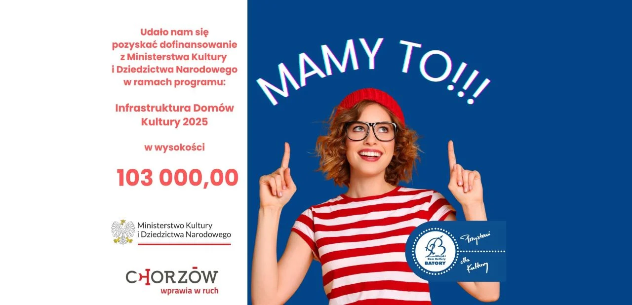 Chorzowskie instytucje kultury z nowymi dotacjami! Będą warsztaty, spotkania i prelekcje