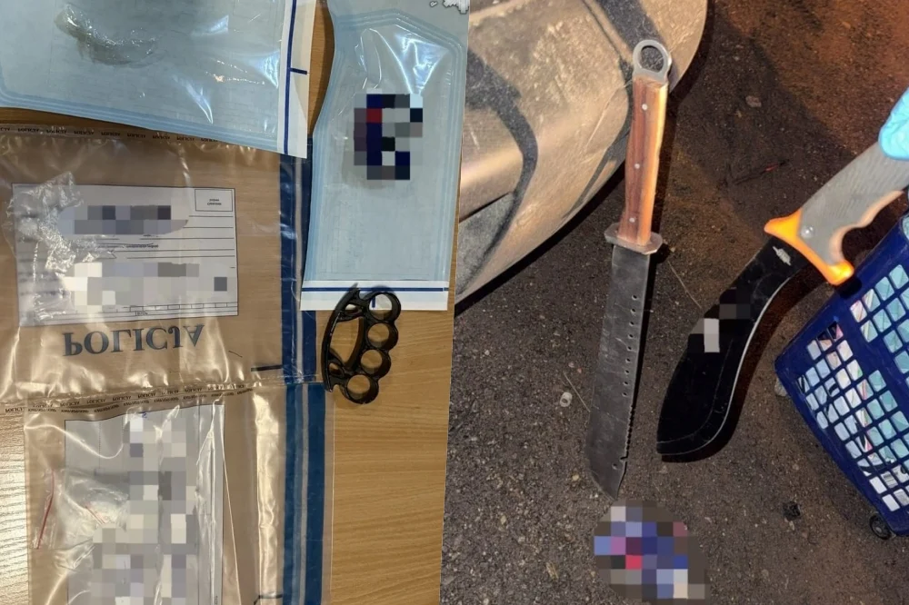 Zatrzymani z łupem, narkotykami i bronią. Policyjna kontrola ujawnia wszystko!