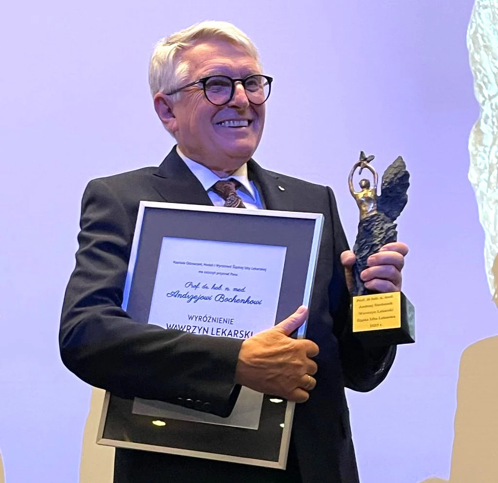 Ikona polskiej kardiochirurgii nagrodzona! Prof. Andrzej Bochenek z Wawrzynem Lekarskim