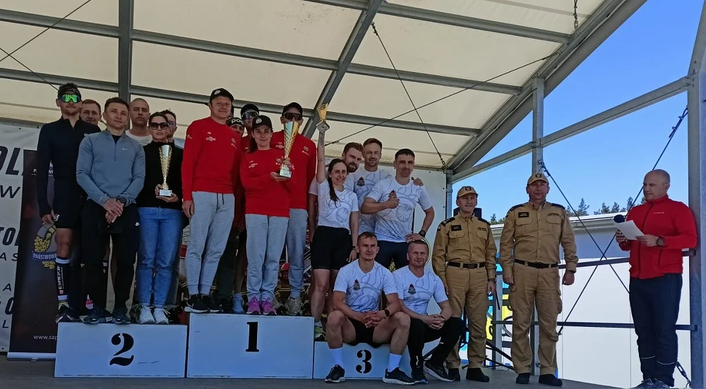 Martin Dobkowski z rudzkiej PSP zwycięzcą IV Biegu Sztafetowego Strażaków