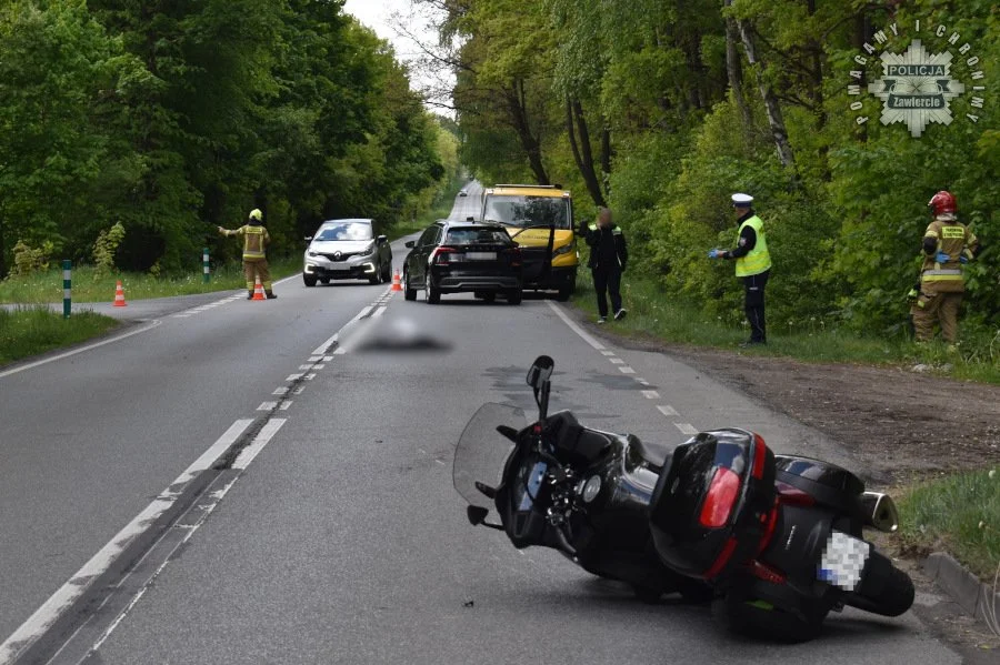 42-latek z Rudy Śląskiej zginął w wypadku motocykla w Ciągowicach