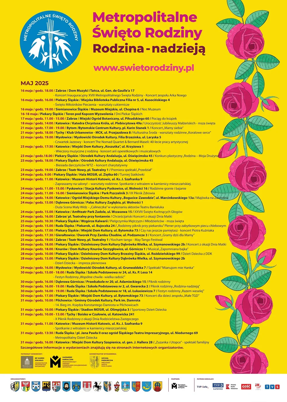 XVIII Metropolitalne Święto Rodziny – miesiąc pełen wydarzeń dla rodzin w całej GZM