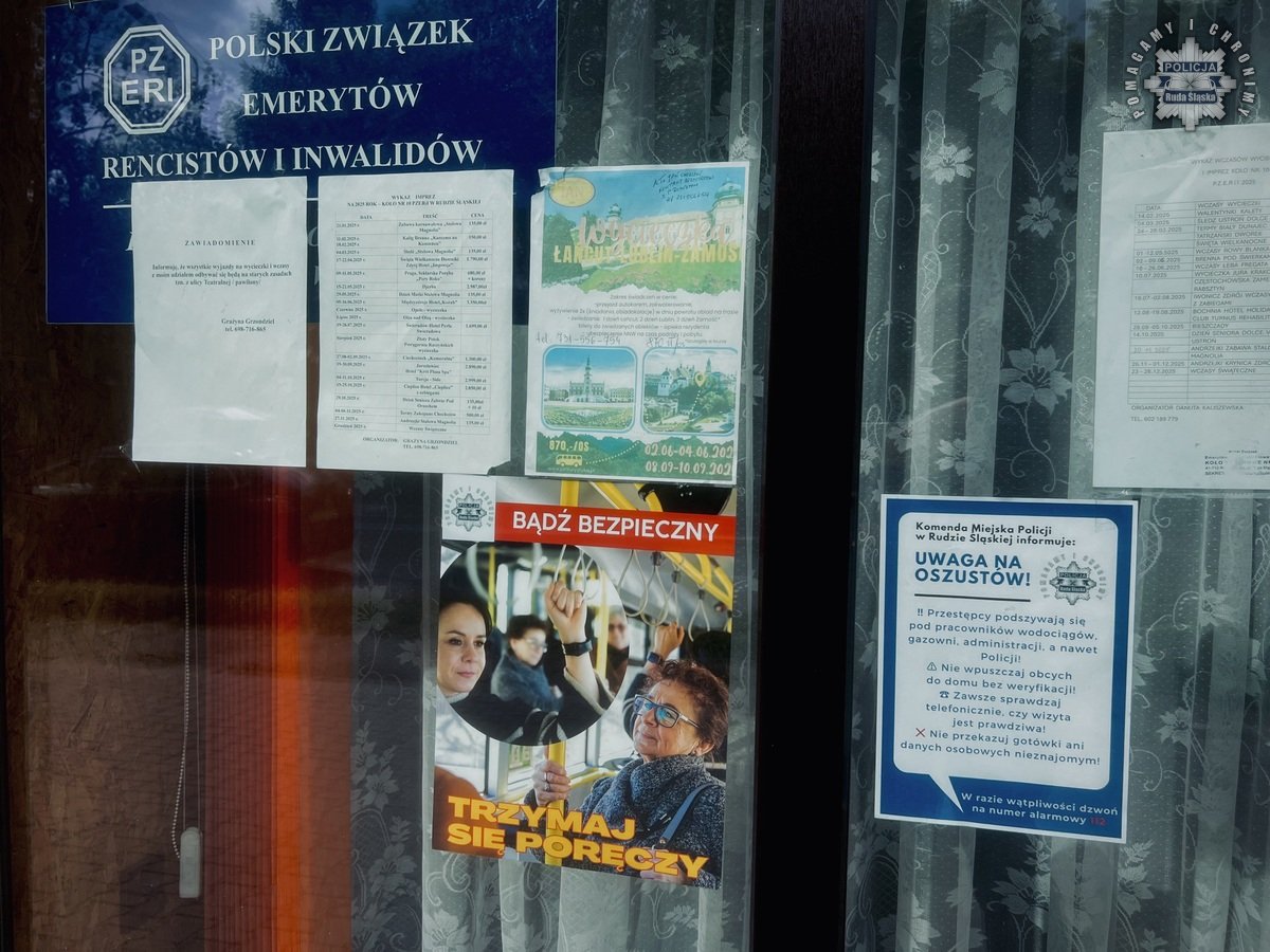 Bezpieczni w autobusie – jak seniorzy z Rudy Śląskiej uczą się dbać o swoje bezpieczeństwo