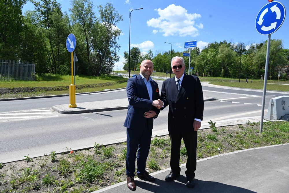 Prawnuk Franza Pielera odwiedził Rudę Śląską