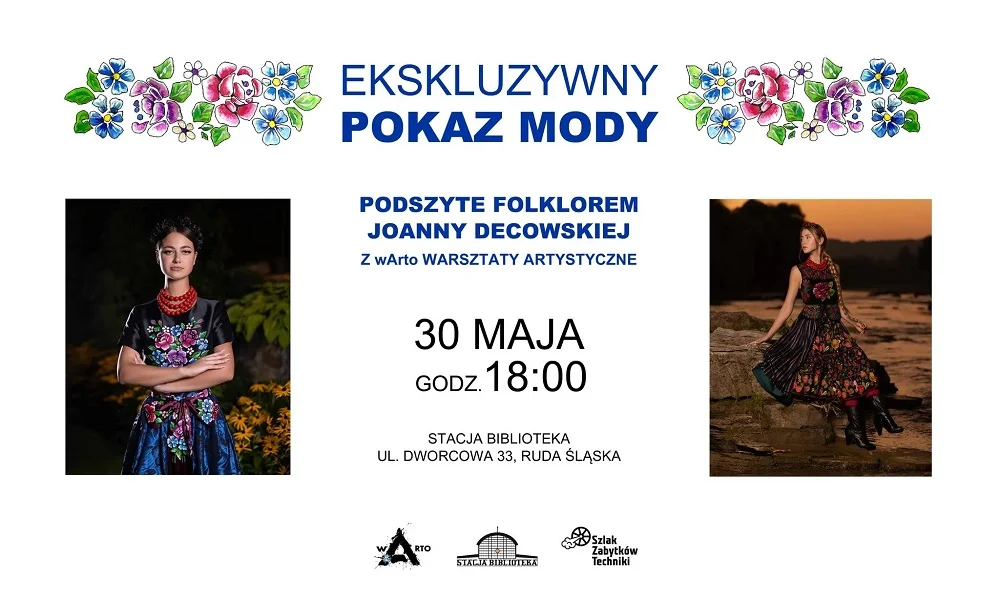 Pokaz mody „Podszyte Folklorem” już dziś w Stacji Biblioteka