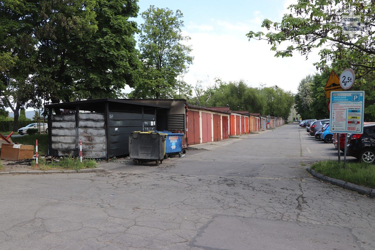 Gliwiccy policjanci zatrzymali niebezpieczny duet podpalaczy