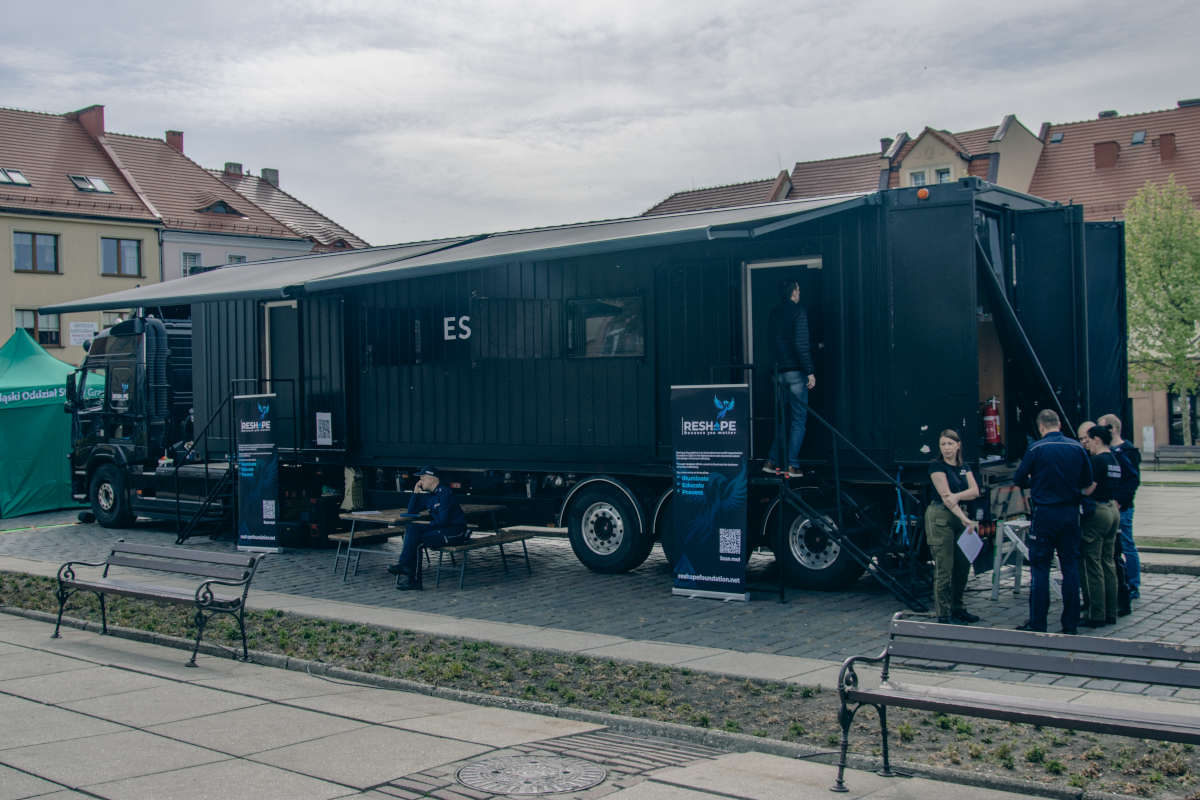 Handel ludźmi bez tajemnic – Escape Truck zatrzymał się w Wodzisławiu