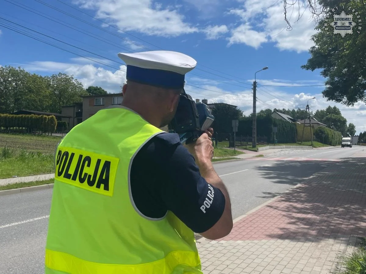 63 wykroczenia w jeden dzień – policyjna akcja "Prędkość" w Wodzisławiu