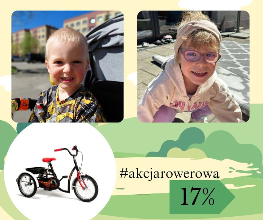 Rowerki rehabilitacyjne dla małych wojowników – trwa zbiórka