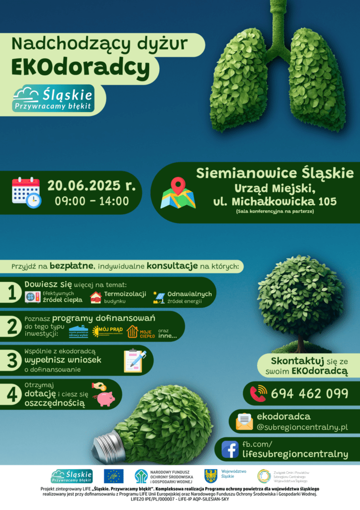 Ekodoradca pomaga w dofinansowaniach i ekologicznych inwestycjach – zapisz się na dyżur