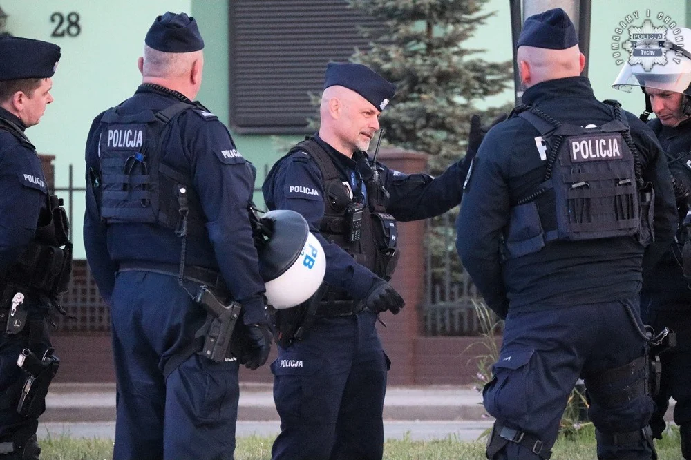 Ponad 190 policjantów zabezpieczało mecz GKS Tychy – Wisła Kraków