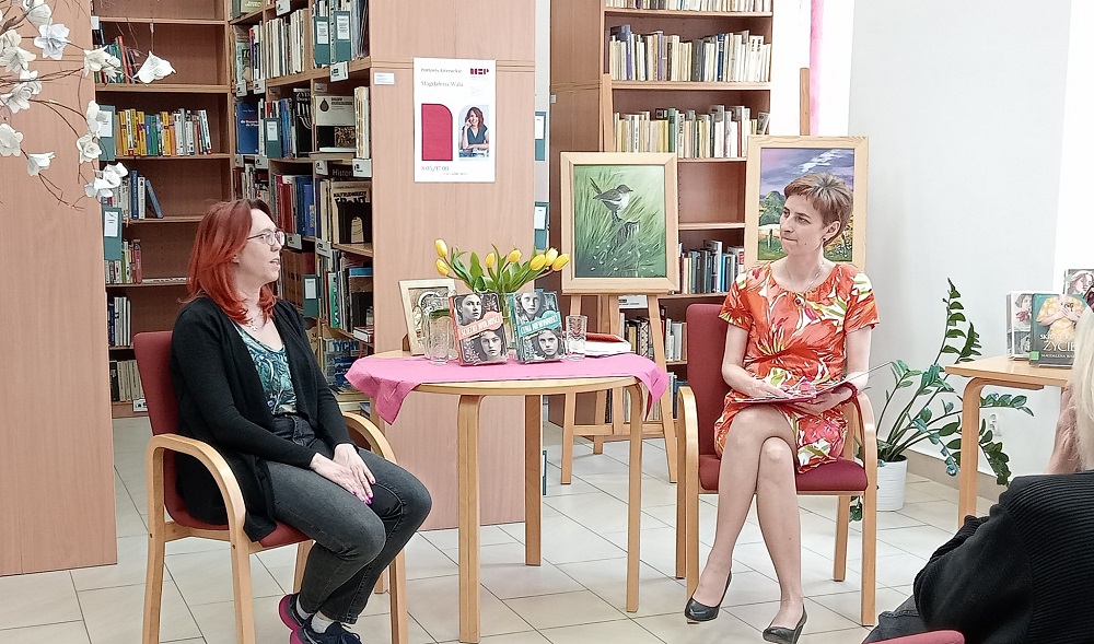 Magdalena Wala gościła w Tychach: Spotkanie autorskie w ramach Portretów Literackich