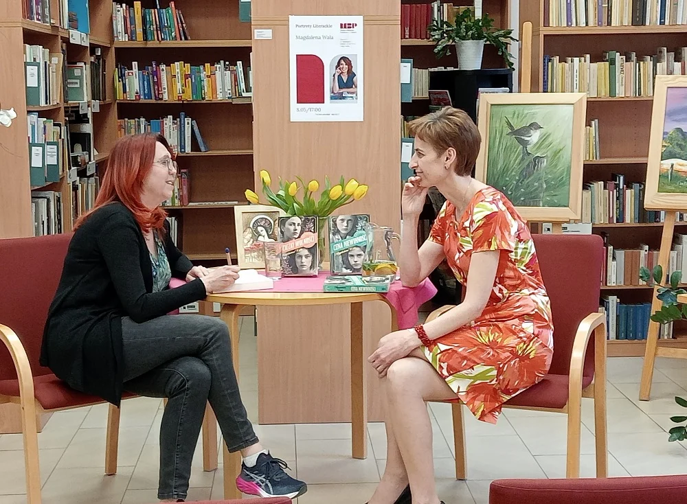 Magdalena Wala gościła w Tychach: Spotkanie autorskie w ramach Portretów Literackich