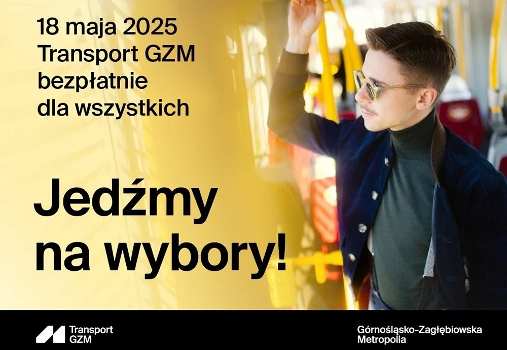 Darmowe przejazdy komunikacją GZM podczas wyborów prezydenckich 2025
