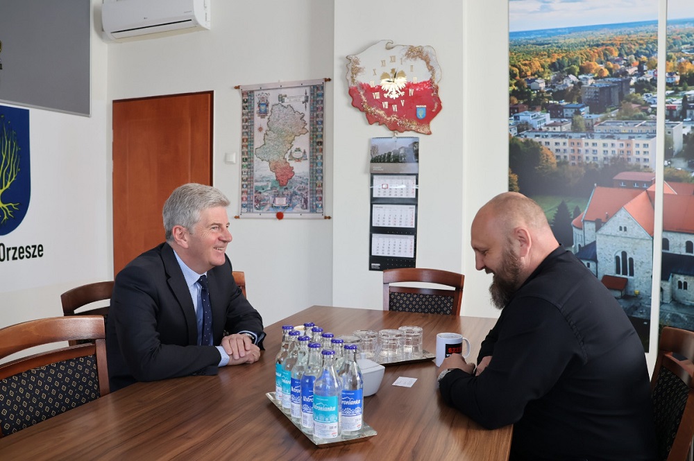 Konsul Honorowy Austrii z wizytą w Orzeszu. Miasto stawia na rozwój