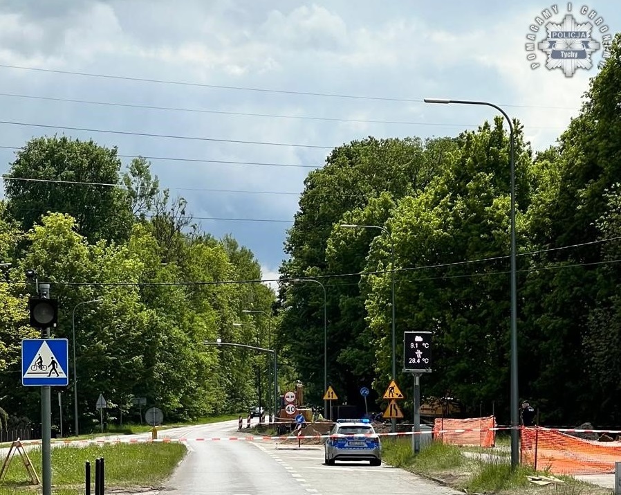 Niewybuch z II wojny znaleziony przy alei Bielskiej w Tychach